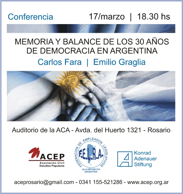 Conferencia ACEP-KAS-FELRA - 17 marzo Rosario